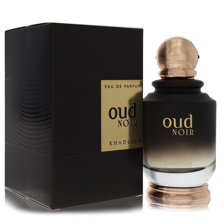 Khadlaj Oud Noir by Khadlaj Eau De Parfum Spray (Unisex Unboxed) 3.4 oz for Men