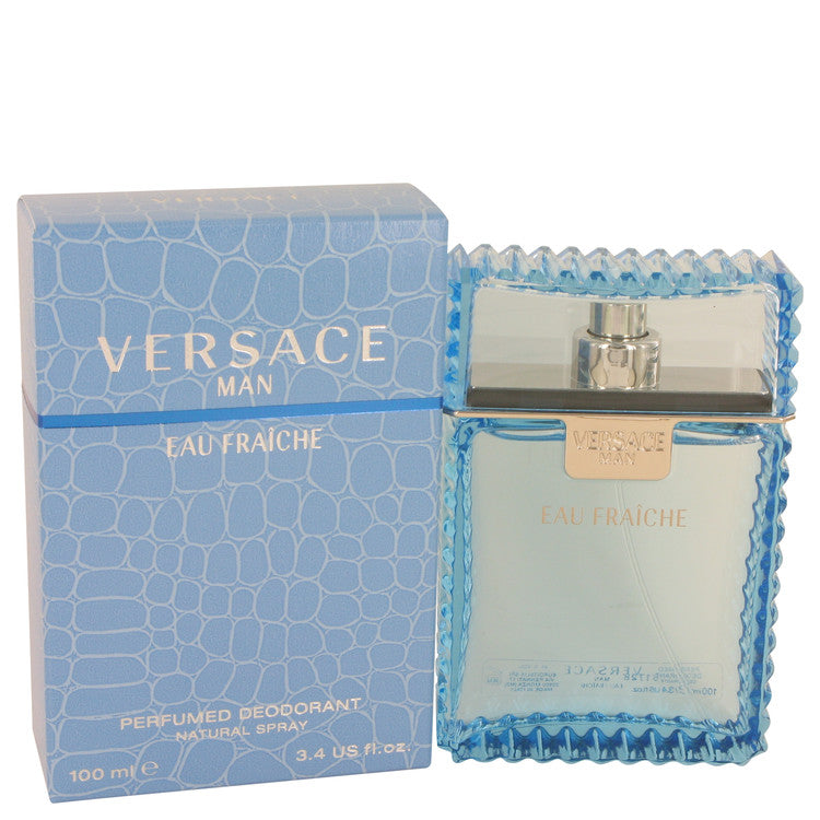 Versace Man by Versace Eau Fraiche Deodorant Spray 3.4 oz for Men