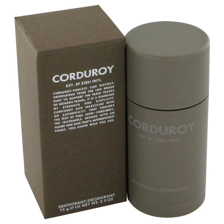 Corduroy by Zirh International Deodorant Stick 2.5 oz for Men