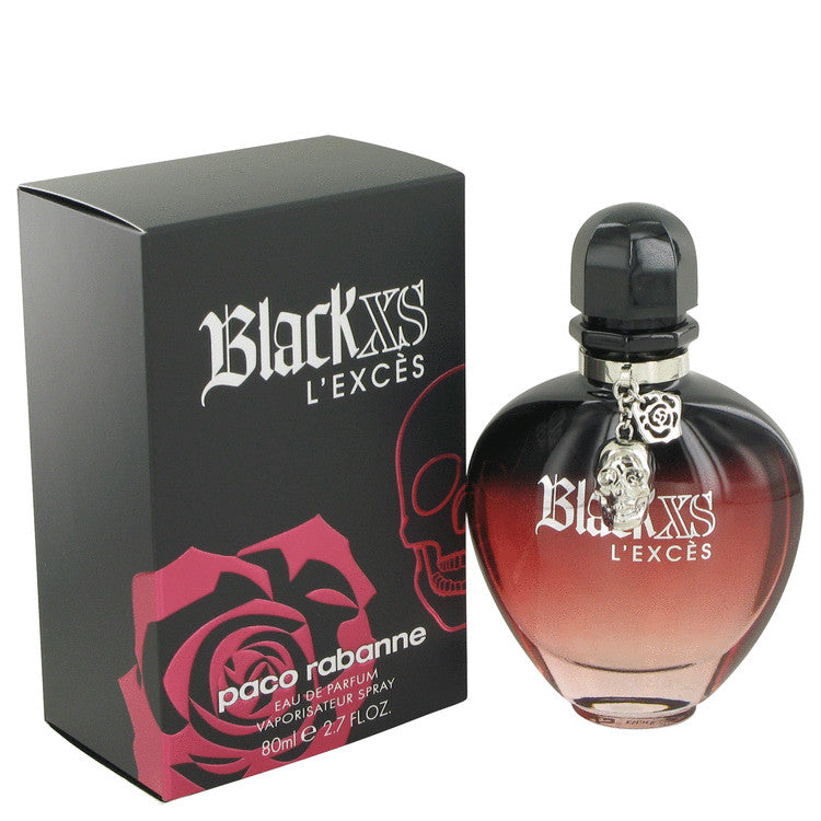 Black XS L'exces by Paco Rabanne Eau De Parfum Spray 2.7 oz for Women