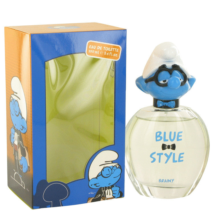 The Smurfs by Smurfs Blue Style Brainy Eau De Toilette Spray 3.4 oz for Men