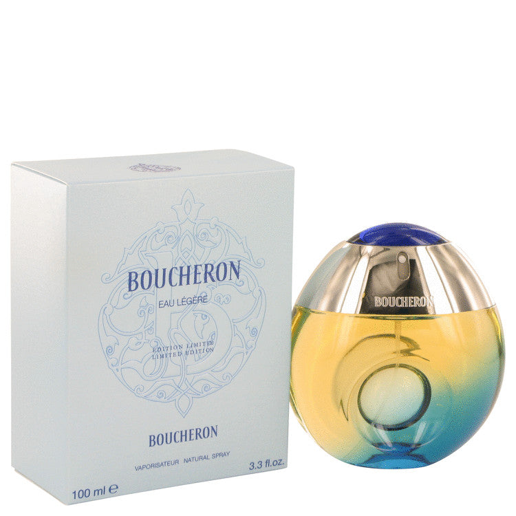 Boucheron Eau Legere by Boucheron Eau De Toilette Spray (Blue Bottle, –  Fragrance Earth