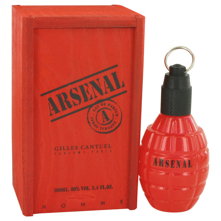ARSENAL RED by Gilles Cantuel Eau De Parfum Spray 3.4 oz for Men