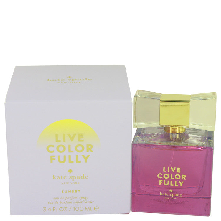 Live Colorfully Sunset by Kate Spade Eau De Parfum Spray 3.4 oz for Women