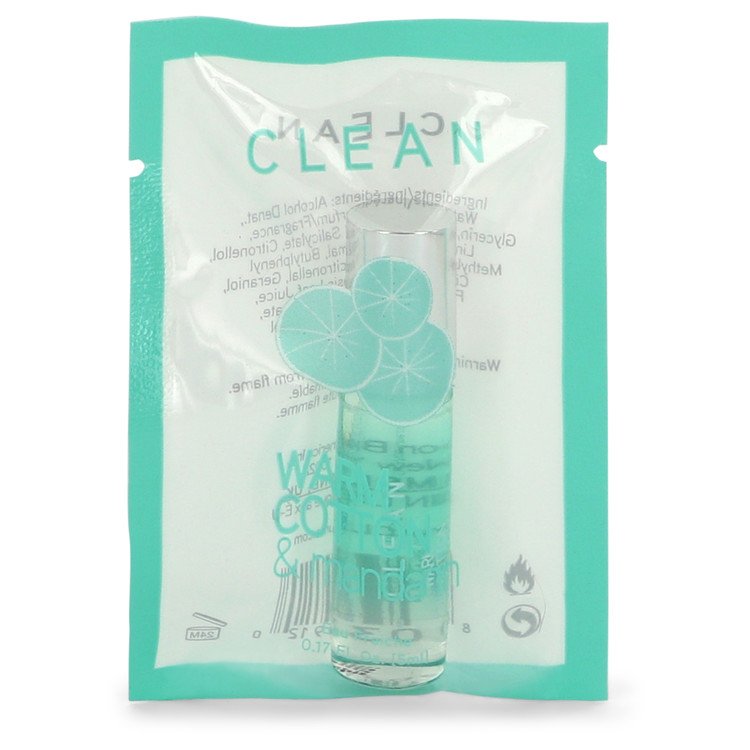 Clean Warm Cotton & Mandarine by Clean Mini Eau Fraichie Spray .17 oz for Women
