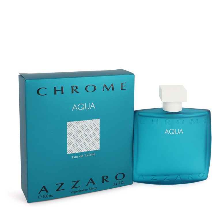 Chrome Aqua by Azzaro Eau De Toilette Spray 3.4 oz for Men
