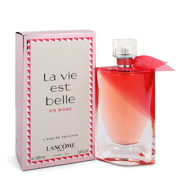 La Vie Est Belle En Rose by Lancome L'eau De Toilette Spray 3.4 oz for Women