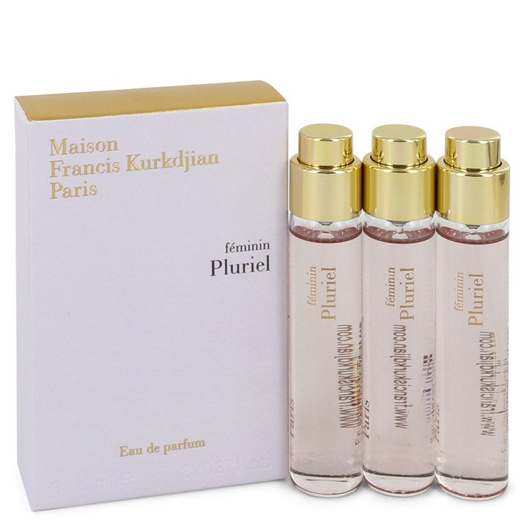 Pluriel by Maison Francis Kurkdjian Three Travel size 0.37oz Mini EDP Sprays 1.11 oz  for Women