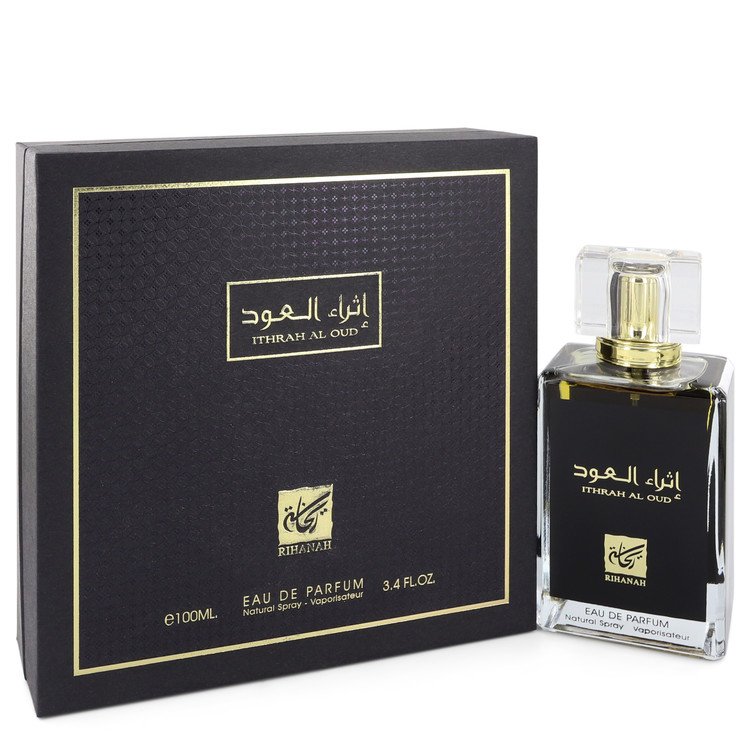 Rihanah Ithrah Al Oud by Rihanah Eau De Parfum Spray (Unisex) 3.4 oz for Women