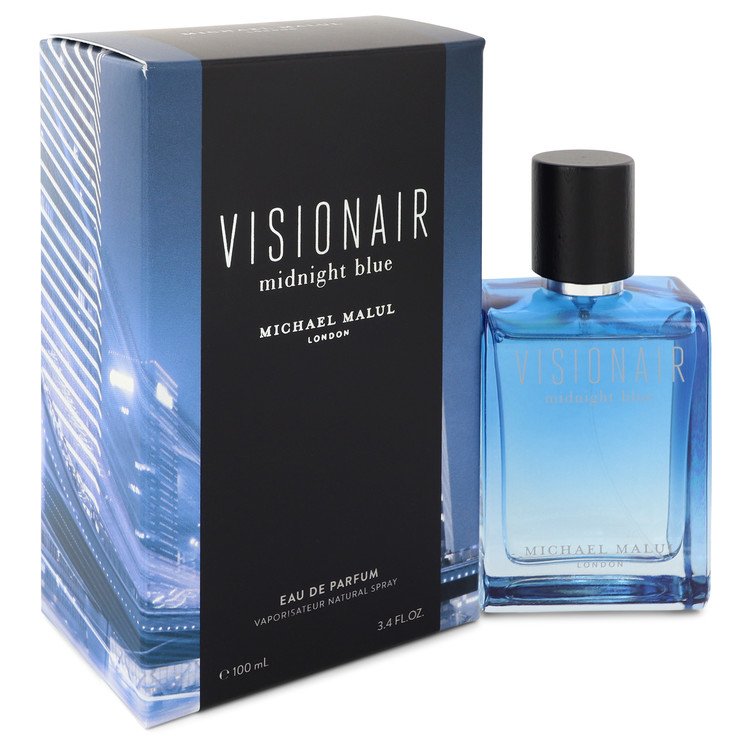 Visionair Midnight Blue by Michael Malul Eau De Parfum Spray 3.4 oz for Men