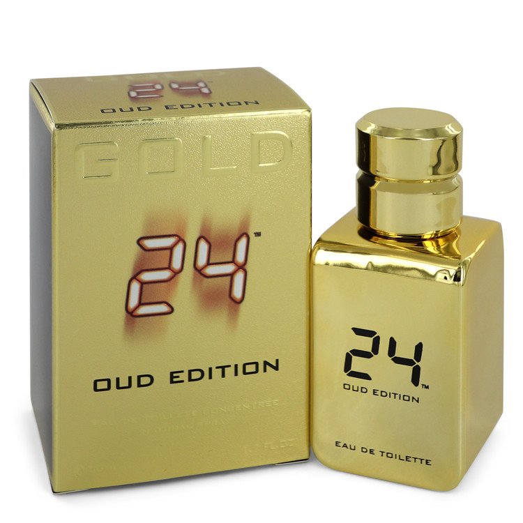 24 Gold Oud Edition by ScentStory Eau De Toilette Concentree Spray (Unisex) for Men
