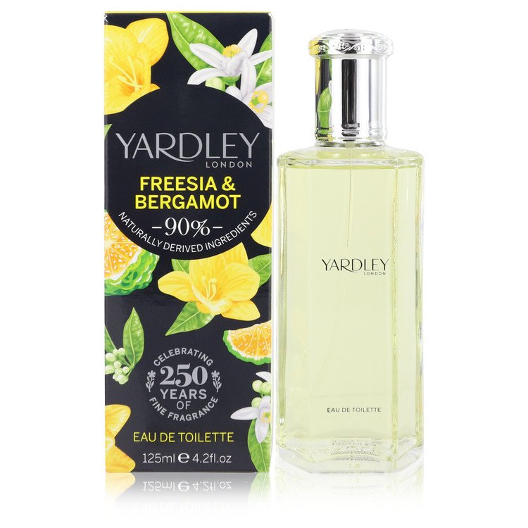 Yardley Freesia & Bergamot by Yardley London Eau De Toilette Spray 4.2 oz for Women