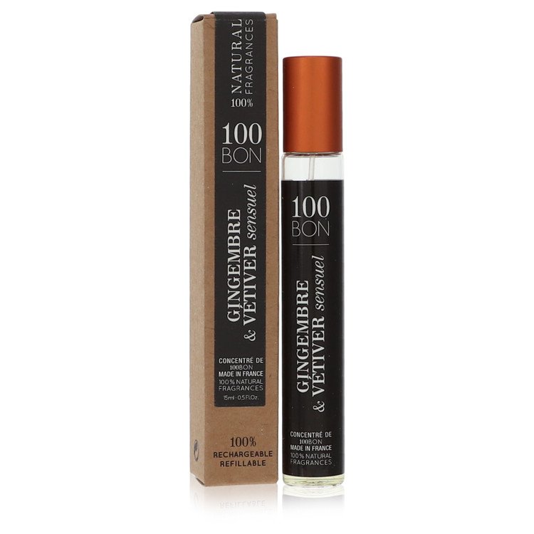 100 Bon Gingembre & Vetiver Sensuel by 100 Bon Mini Concentree De Parfum (Unisex Refillable) .5 oz for Men