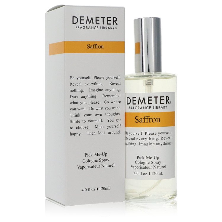 Demeter Saffron by Demeter Cologne Spray (Unisex) 4 oz for Men
