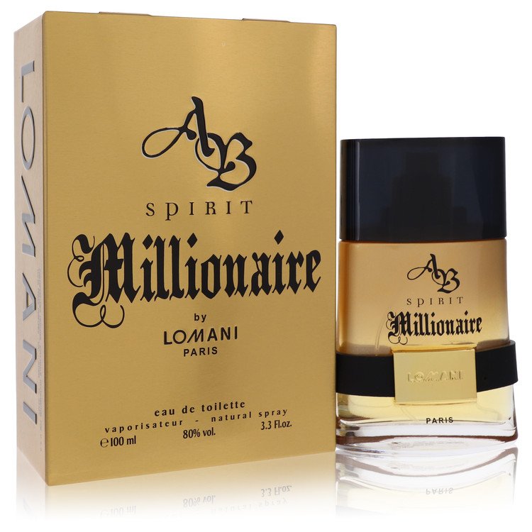 Spirit Millionaire by Lomani Eau De Parfum Spray (Unboxed) 3.3 oz for Men