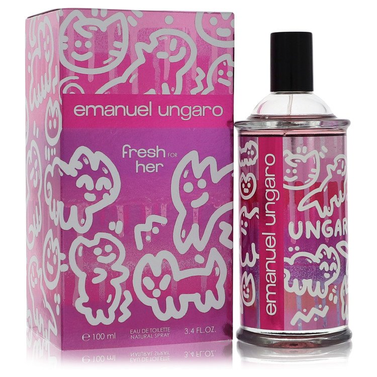 Emanuel Ungaro Fresh For Her by Ungaro Eau De Toilette Spray 3.4 oz for Women