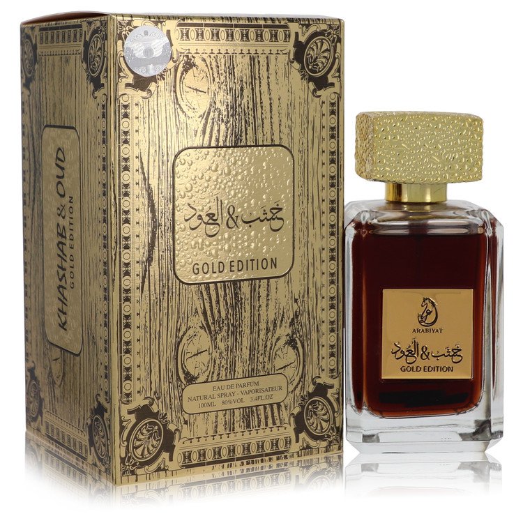 Arabiyat Khashab & Oud Gold Edition by My Perfumes Eau De Parfum Spray (Unisex) 3.4 oz for Men