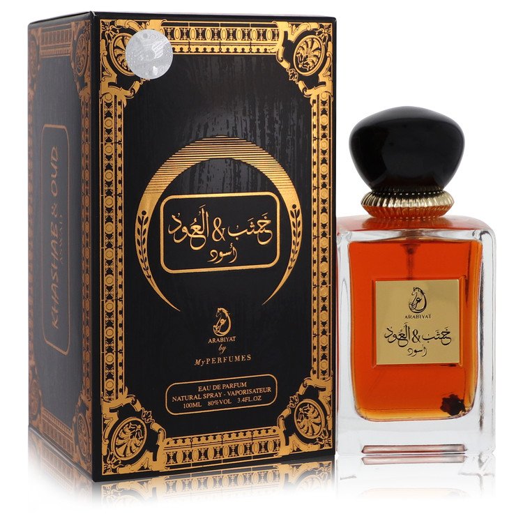 Arabiyat Khashab & Oud Aswad by My Perfumes Eau De Parfum Spray (Unisex) 3.4 oz for Men