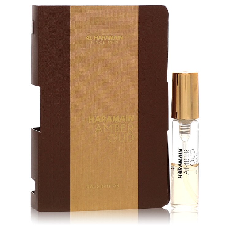 Al Haramain Amber Oud Gold Edition by Al Haramain Vial (sample) 0.5 oz for Women